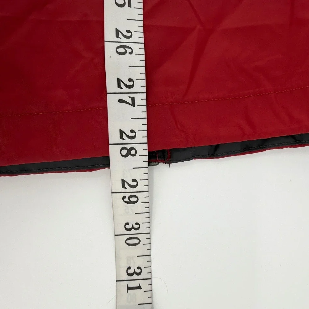 Columbia Men's Red Gray Full Zip Windbreaker Jacket Size Medium Lightweight